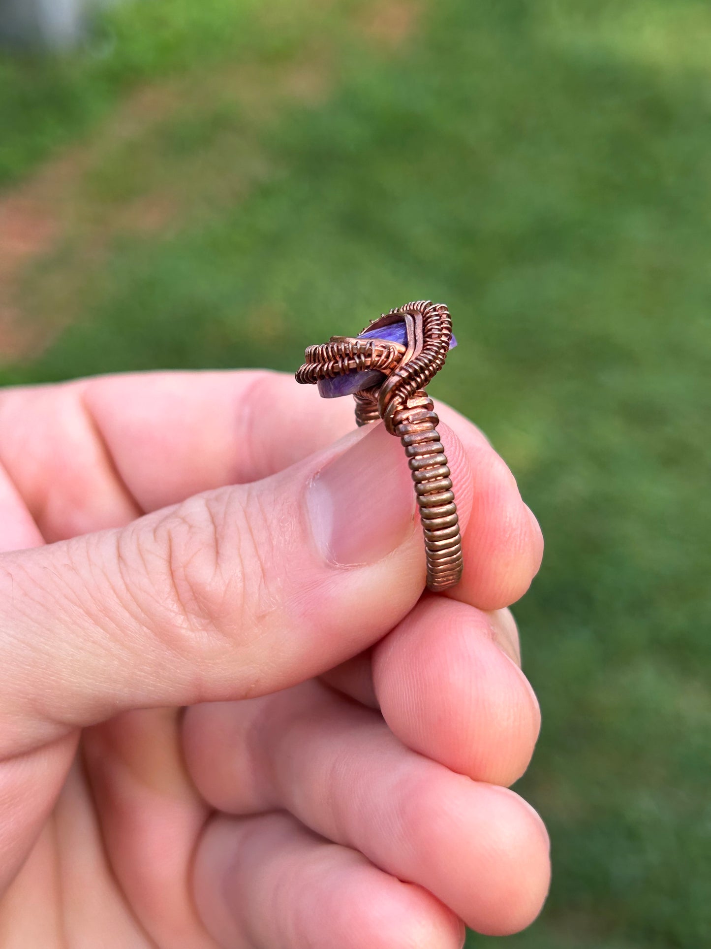 Charoite Ring size 9.5