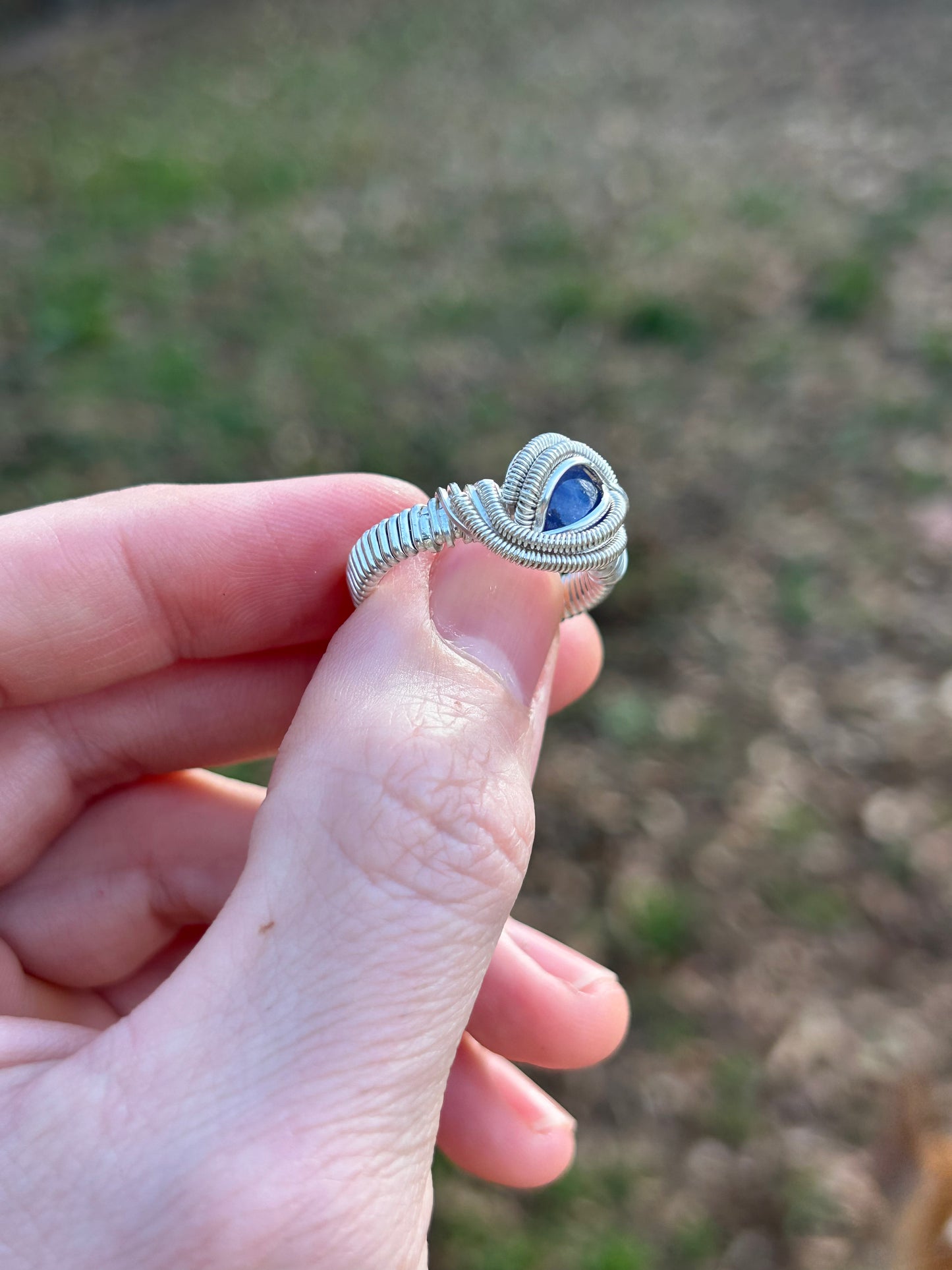 Tanzanite Sterling Silver Ring