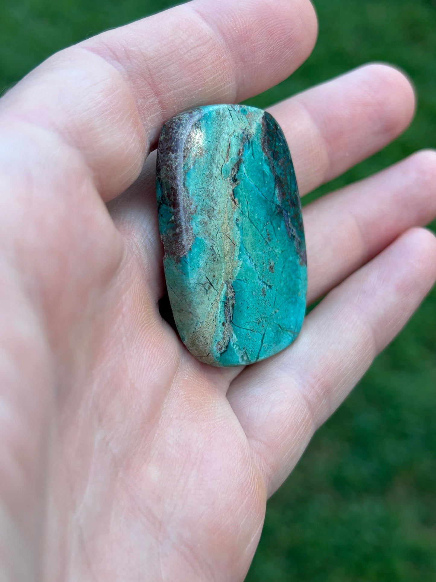 Chrysocolla Cut