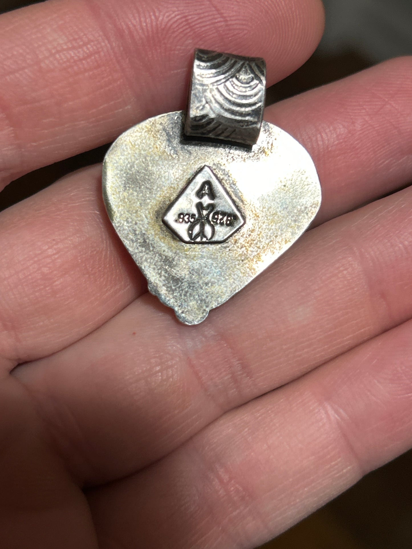Charoite Silver Pendant