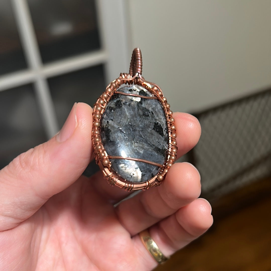 “ Pacificus” Larvakite Necklace