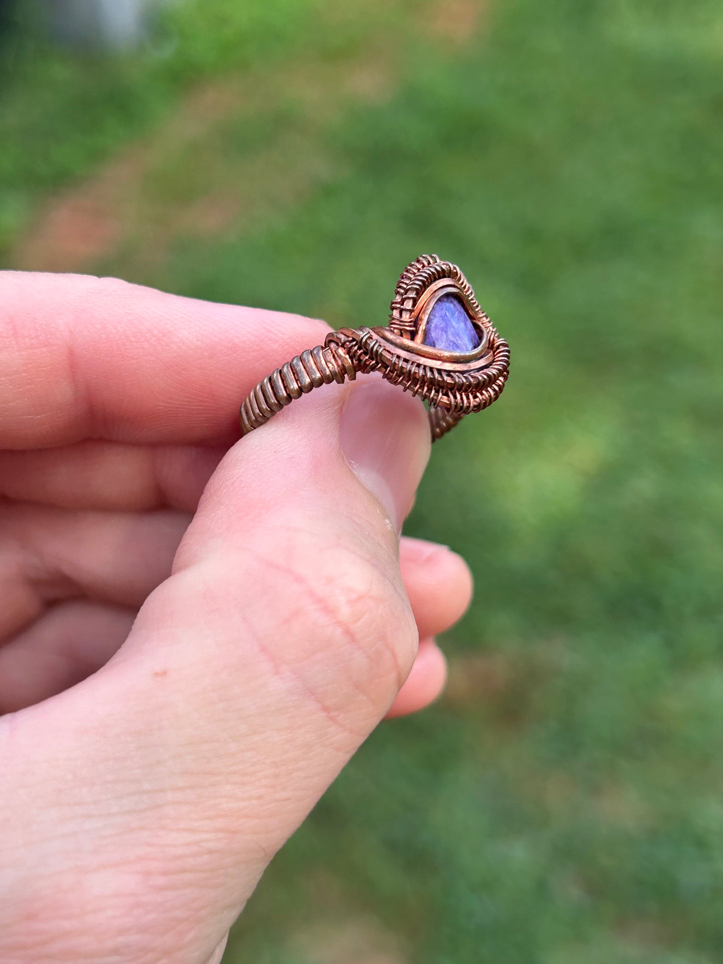 Charoite Ring size 9.5