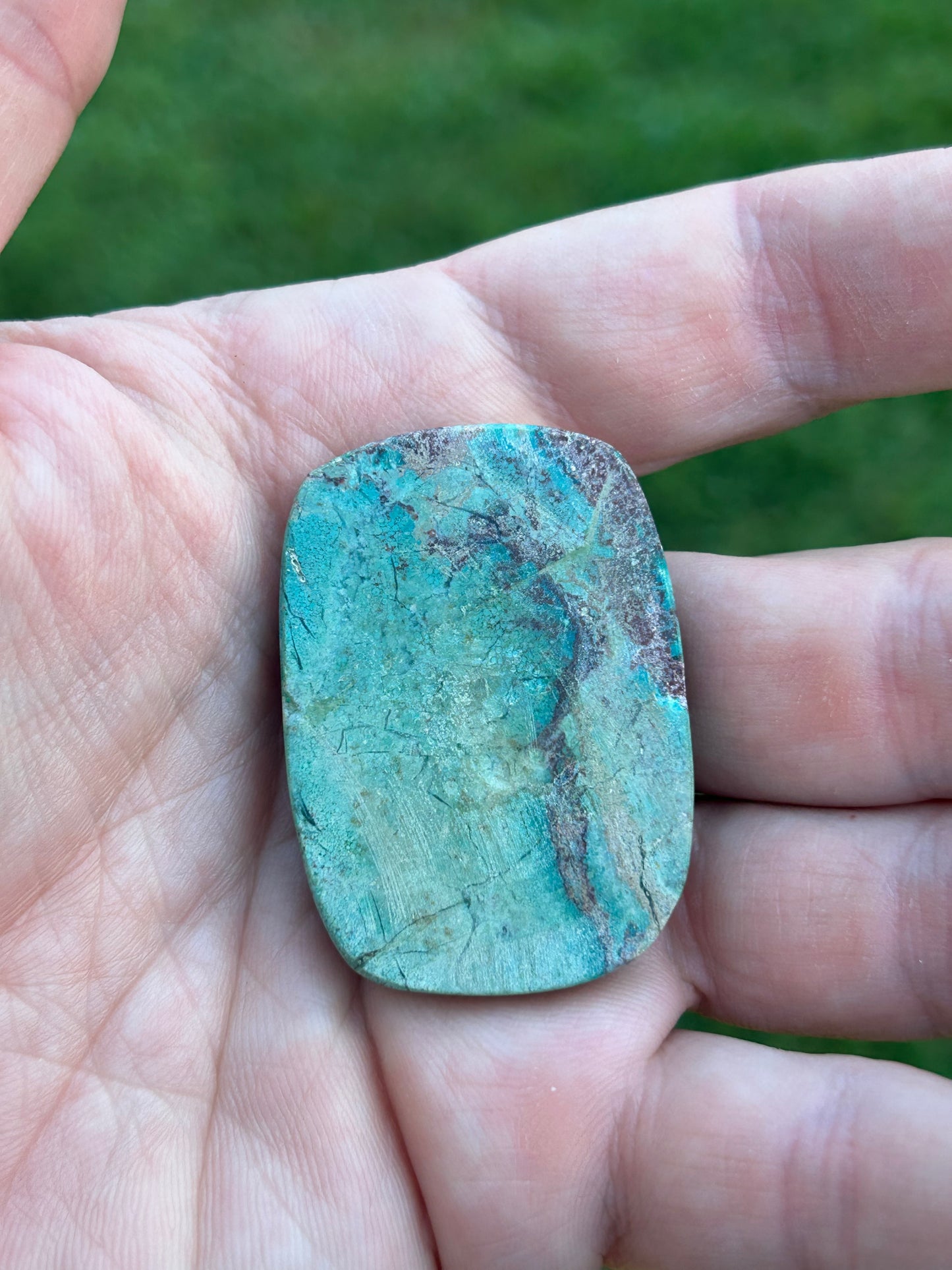 Chrysocolla Cut