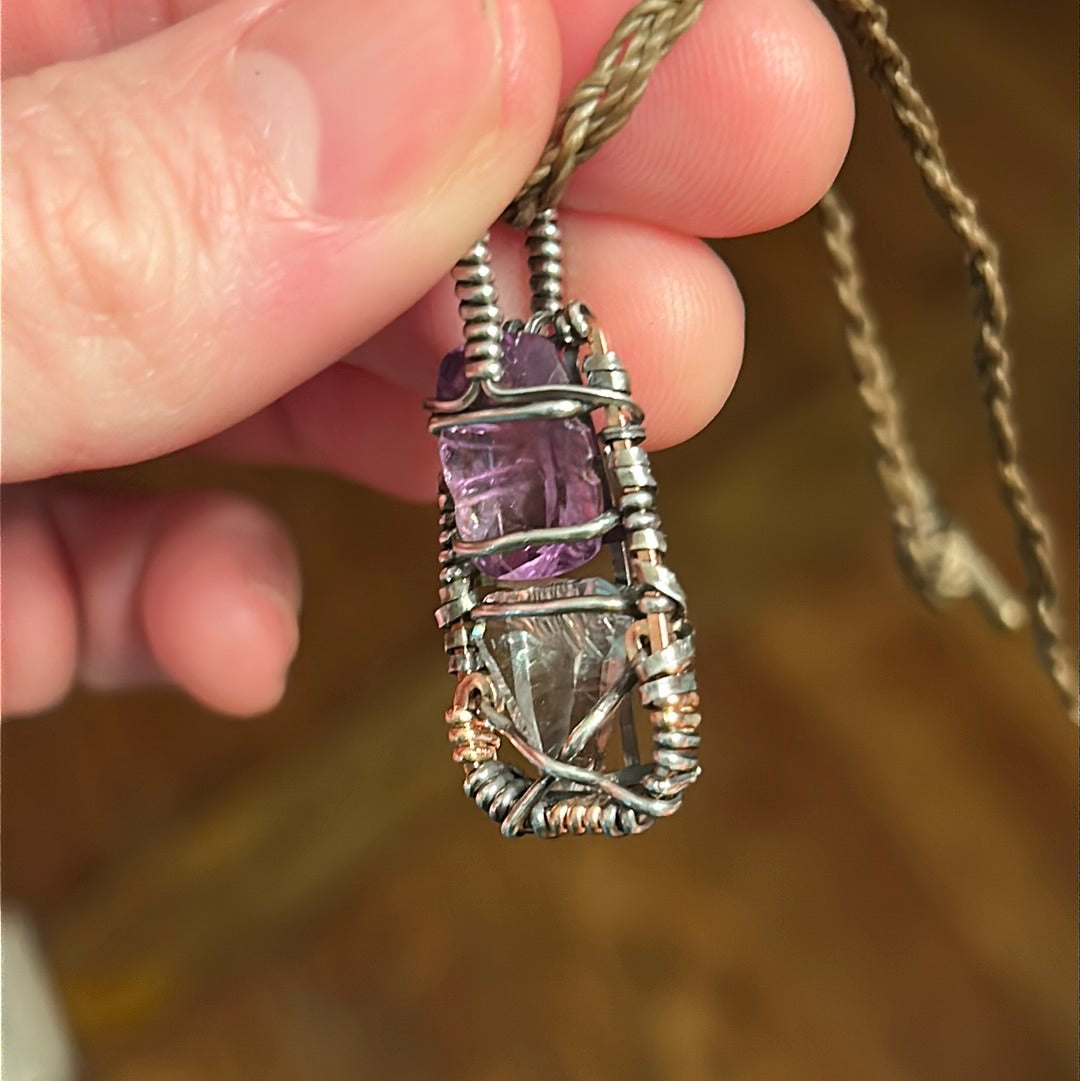 “Introspection” Wire Wrapped Necklace