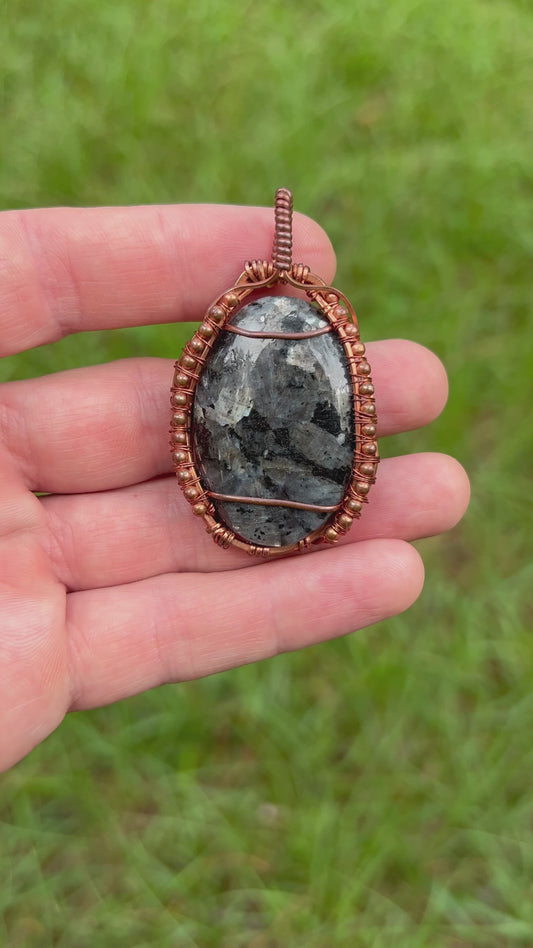 “ Pacificus” Larvakite Necklace